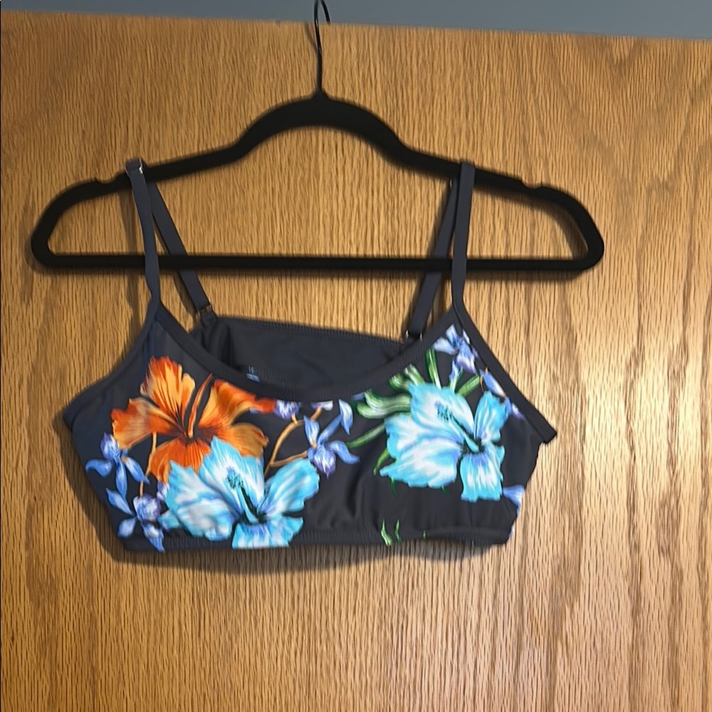 Kona Sol Floral Bikini Top